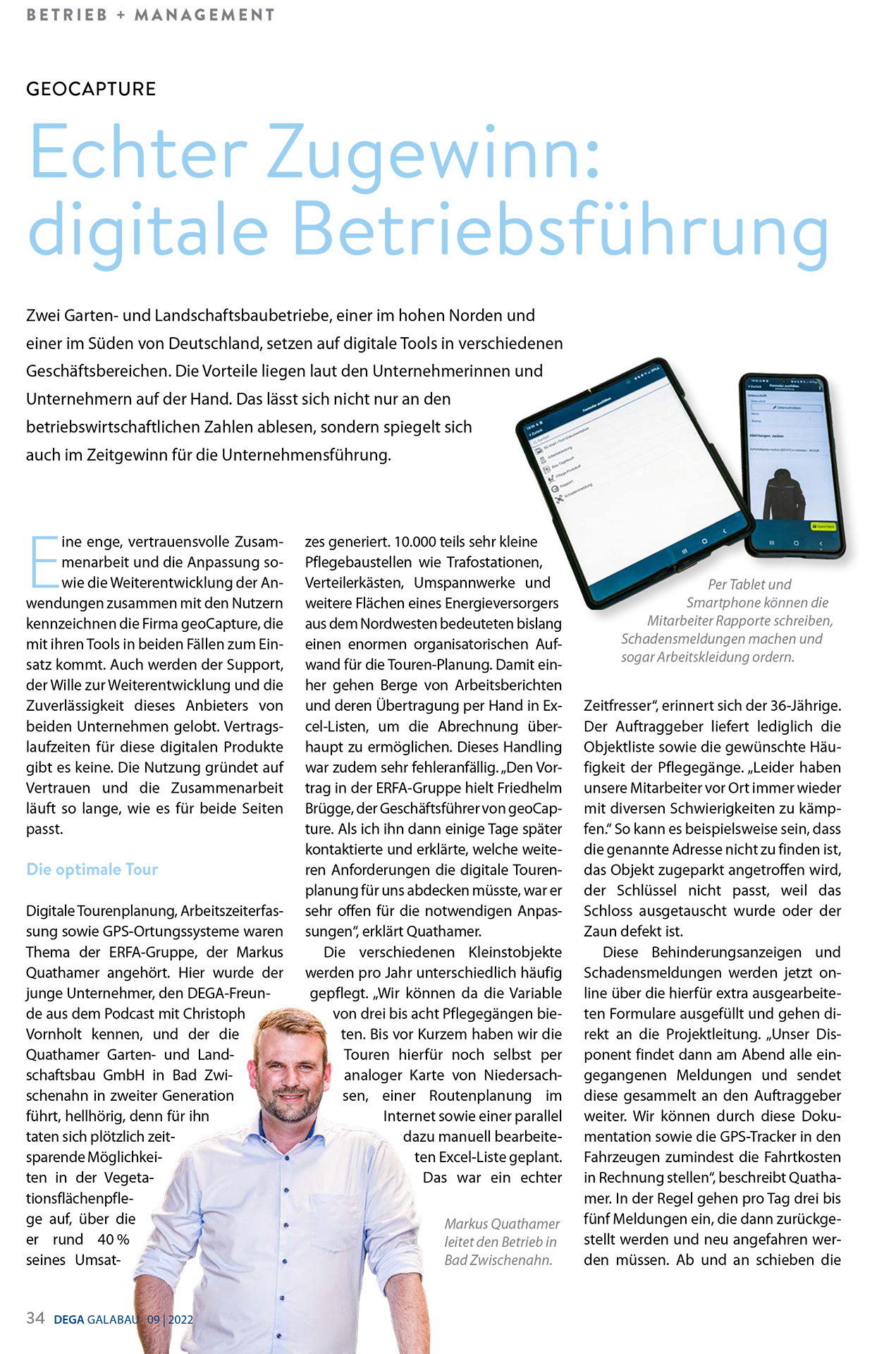 Echter Zugewinn: digitale Betriebsführung